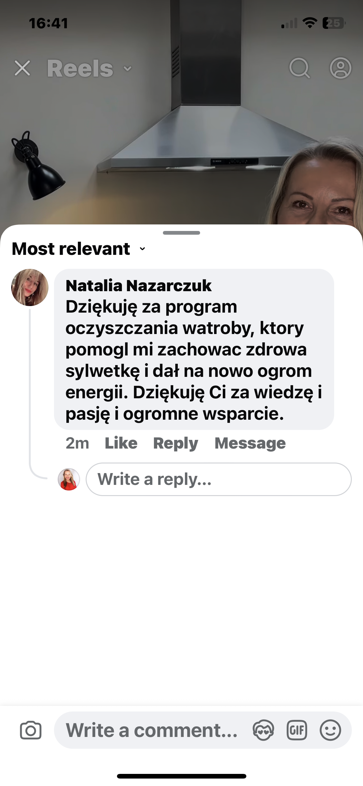 Opinia klientki 1